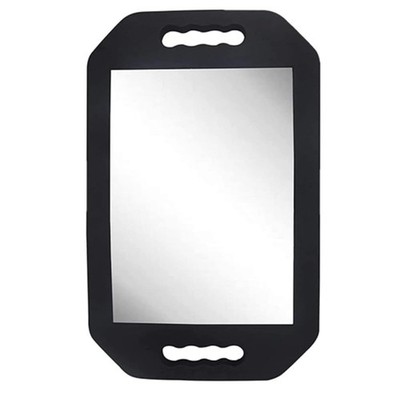 Double Handle Mirror - Large Hand Held Mirror(16.14'' X 9.84'') Barber Mirrors Han