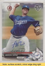 2017 Topps Holiday Bowman Turkey Auto 25/35 Andrew Sopko #TH-AS Auto READ 2id