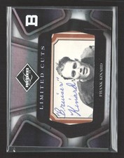 2009 Panini Donruss Limited Limited Cuts Frank Kinard #8 03/10 Cut Auto