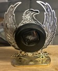 Vintage Gold Eagle Hawk Plastic Clock Made In Taiwan — photo 3