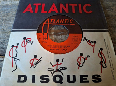 ROBERTA FLACK - Killing Me Softly With His Song 7'' VINYL / ATLANTIC 10282 / 1973