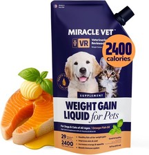 High-Calorie Weight Gainer for Dogs Cats - Multivitamin Nutritional Supplement