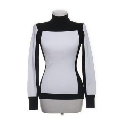 Balmain x H&M, Strickpullover, Größe: 34, Schwarz/Weiß #nM8