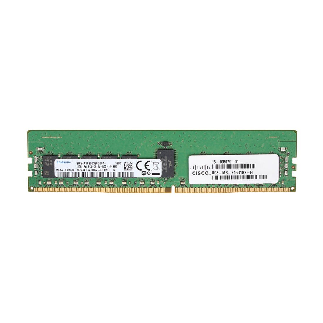 Cisco UCS-MR-X16G1RS-H 16GB 1Rx4 PC4-21300V-R (DDR4-2666MHz) RAM - 1yr Wty
