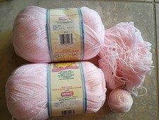 Bernat Softee Baby Yarn, Pink, New, Estate Lot, Set of 2.25