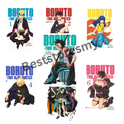 Boruto: Two Blue Vortex Manga LOOSE/FULL SET Vol 1-7 English Version Comic Book
