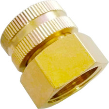 Garden Hose Adapter 3/4 NTP Female X 3/4 GHT F Drip Irrigation Tubing to Faucet