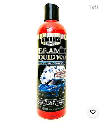 #ad Simoniz Ceramic Liquid Wax Tough Defense Against Weather amp; Elements New 16 oz $24.95