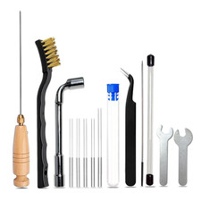 17Pcs Clog Poke 3D Printer Nozzle Cleaning Kit for 1.75Mm Filament Nozzles, 1.5M