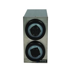 San Jamar Carlisle C9002 Double Portion Cup Stainless Cabinet