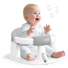 Baby Bath Seat for Babies Sitting Up, Non-Slip Baby Bath Chair with Strong Su...