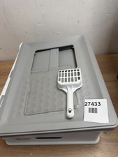 PawHut Cat Litter Tray with Hood Enclosed Cat Litter Box Pet Toilet