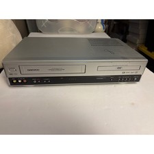 DAEWOO VHS DVD CD MP3 Player VCR Combo DV6T844B Silver