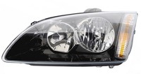 Scheinwerfer Links FüR Ford Focus MK2 12004-2008 H1 H7 Halogen LWR In Schwarz