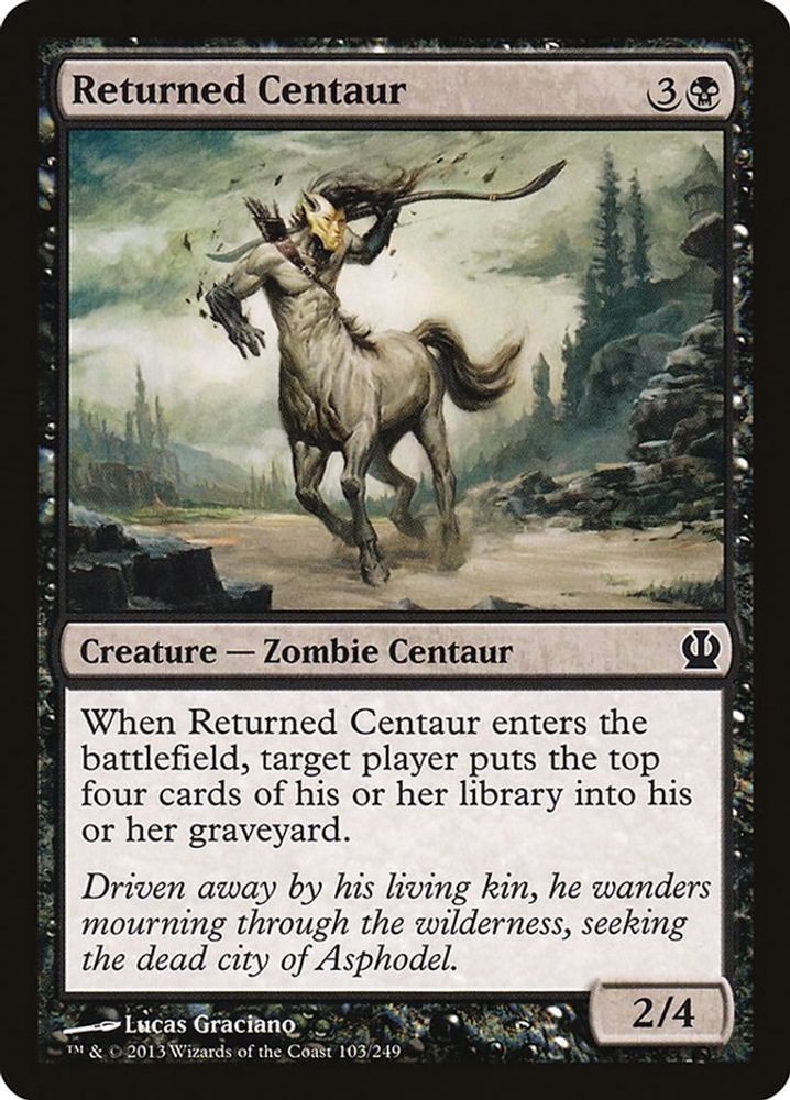 2013 Magic: The Gathering: Theros - Returned Centaur (#103, C, Near Mint)
