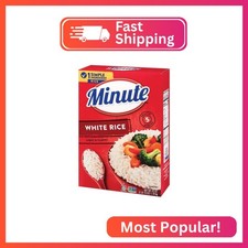 Minute White Rice, Instant White Rice for Quick Dinner Meals, 42-Ounce Box