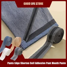 Pant Hemming Tape 78.74" Iron-On Self Adhesive Fabric DIY Sewing