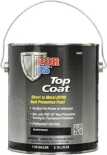 POR-15 45801 Rust Preventive Coating - Gloss Black, 1 Quart -Permanent Rust Seal