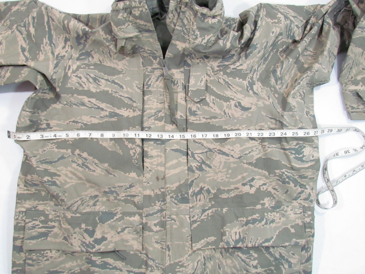 米軍本物新品タグなし/Air Force tiger Stripe Parka ECWCS ABU Goretex Parka Cold Weather APECS Parka Air Force