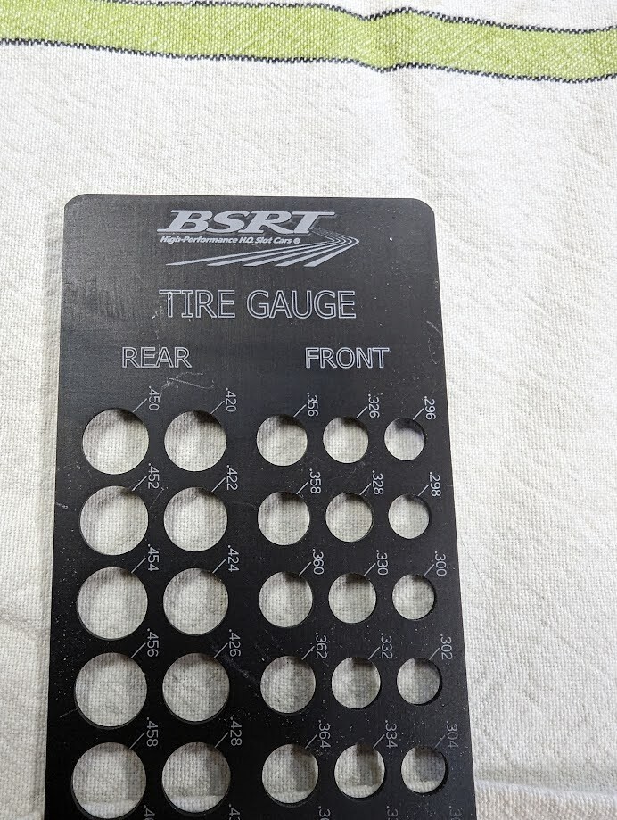 BSRT HO Slot car tire gauge plus extras eBay