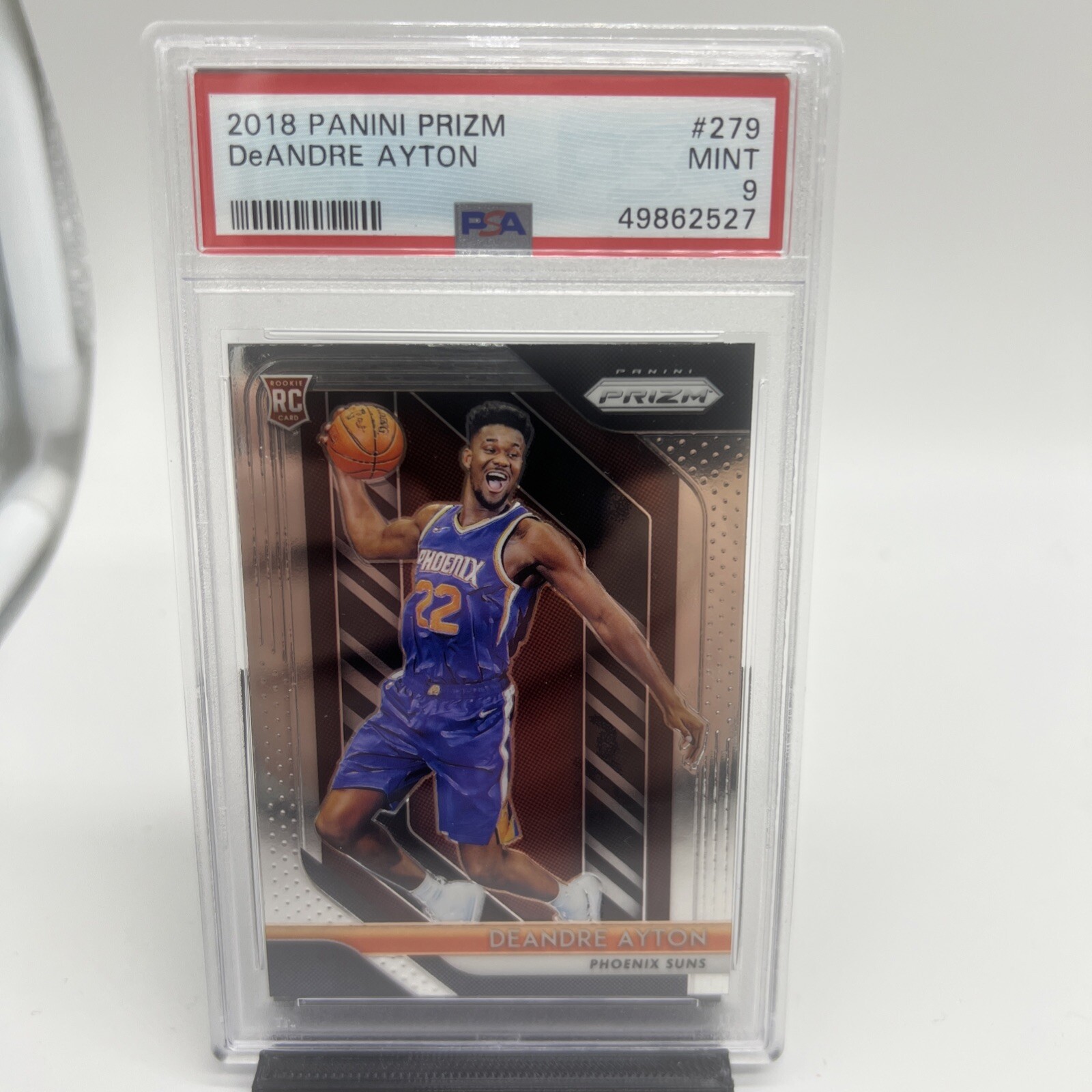 DeAndre Ayton Rookie 2018-19 Panini Prizm RC Silver Prizm #279 PSA 9 🔥📈