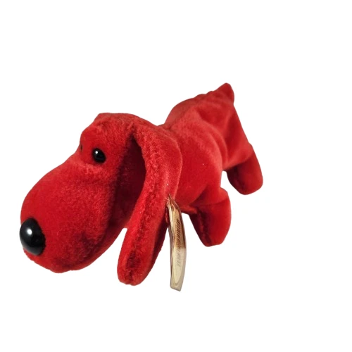 Vintage Ty Beanie Baby Rover the Red Dog 9 Inches With Tags