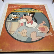 Vintage Walt Disney Cartoon Parade Vol 3 Donald Duck Goofy CED VideoDisc