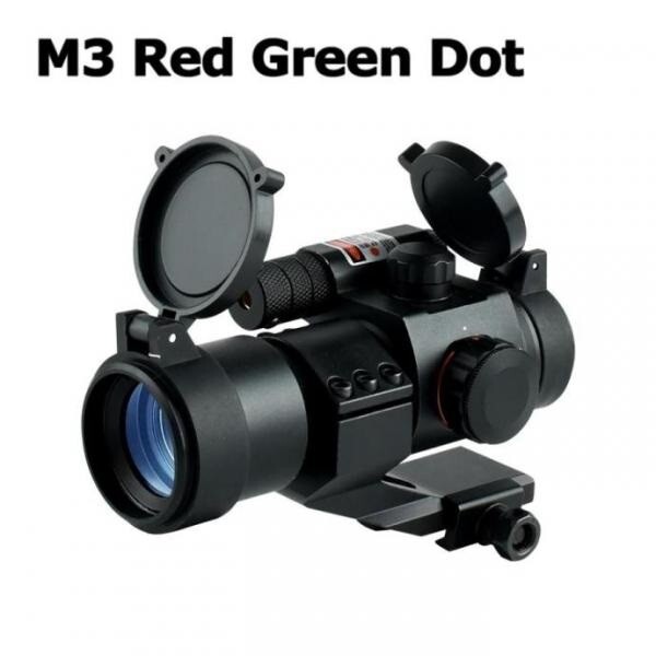 Lunette point rouge M3 Cantilever en aluminium anodisé avec pointeur laser amovible