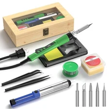 190W Cautin Digital Para Soldar Estaño Eléctrico 110v-220v Temperatura Ajustable