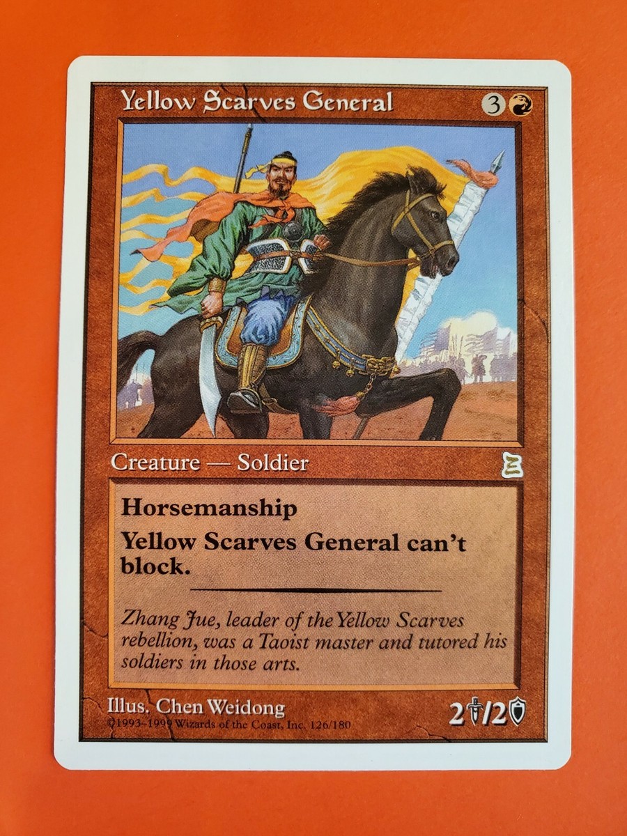 Yellow Scarves General * MTG Portal Three Kingdoms (P3K) | eBay