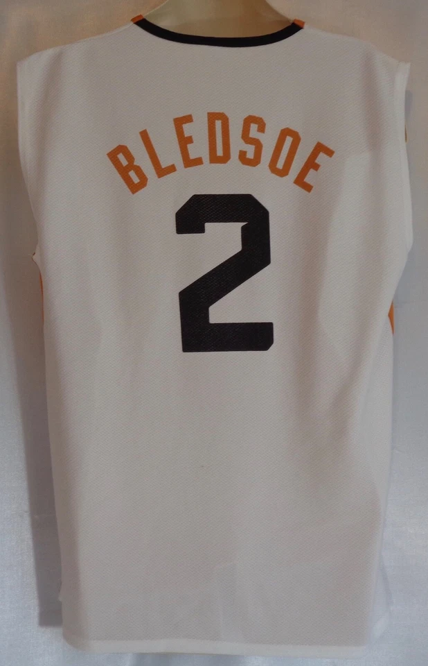 PHOENIX SUNS ERIC BLEDSOE 球衣 白色/橙色 XL 码 美国制造 VGC — 第 2/2 张图片