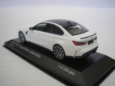Minichamps 410020204 1/43 BMW M3 2020 WHITE Diecast Model Car for