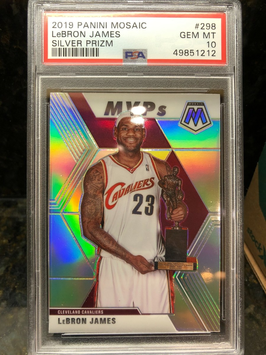 🔥 2019-20 PANINI MOSAIC LEBRON JAMES MVP SILVER PRIZM sp PARALLEL