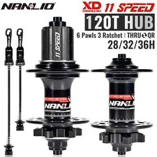 XD Mountain Bike Hubs 6 Pawl 120T 8-12 Speed Sealed Bearing 28/32/36 Holes