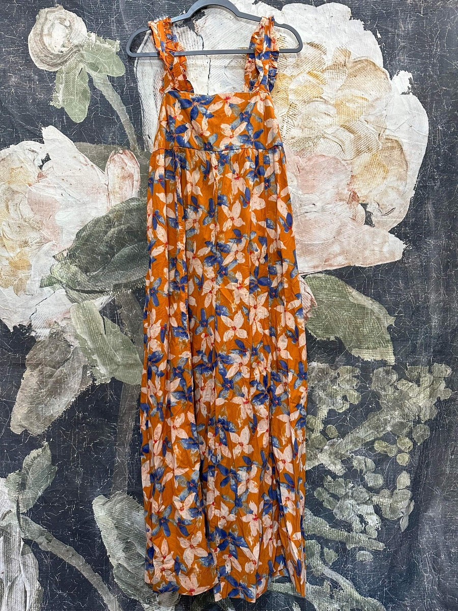 New FREE PEOPLE KATYA PRINTED ONE PIECE WIDE LEG JUMPSUIT