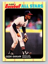 1989 Fleer Baseball All-Stars Ozzie Guillen #18 Chicago White Sox