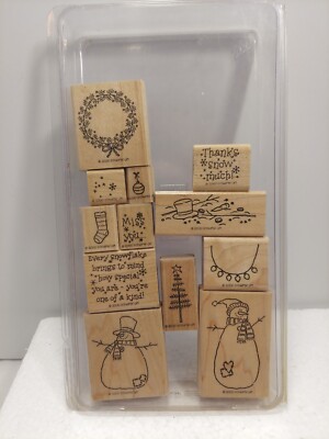 Stampin' Up Thanks snow much  Season Stamp Set