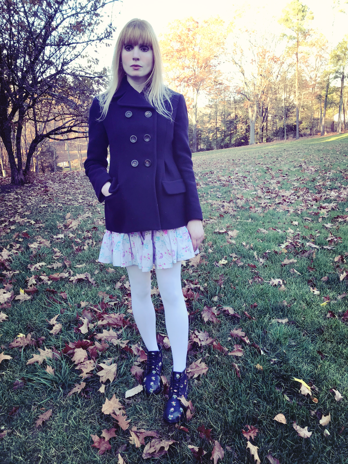 Miu Miu classic navy blue wool winter 