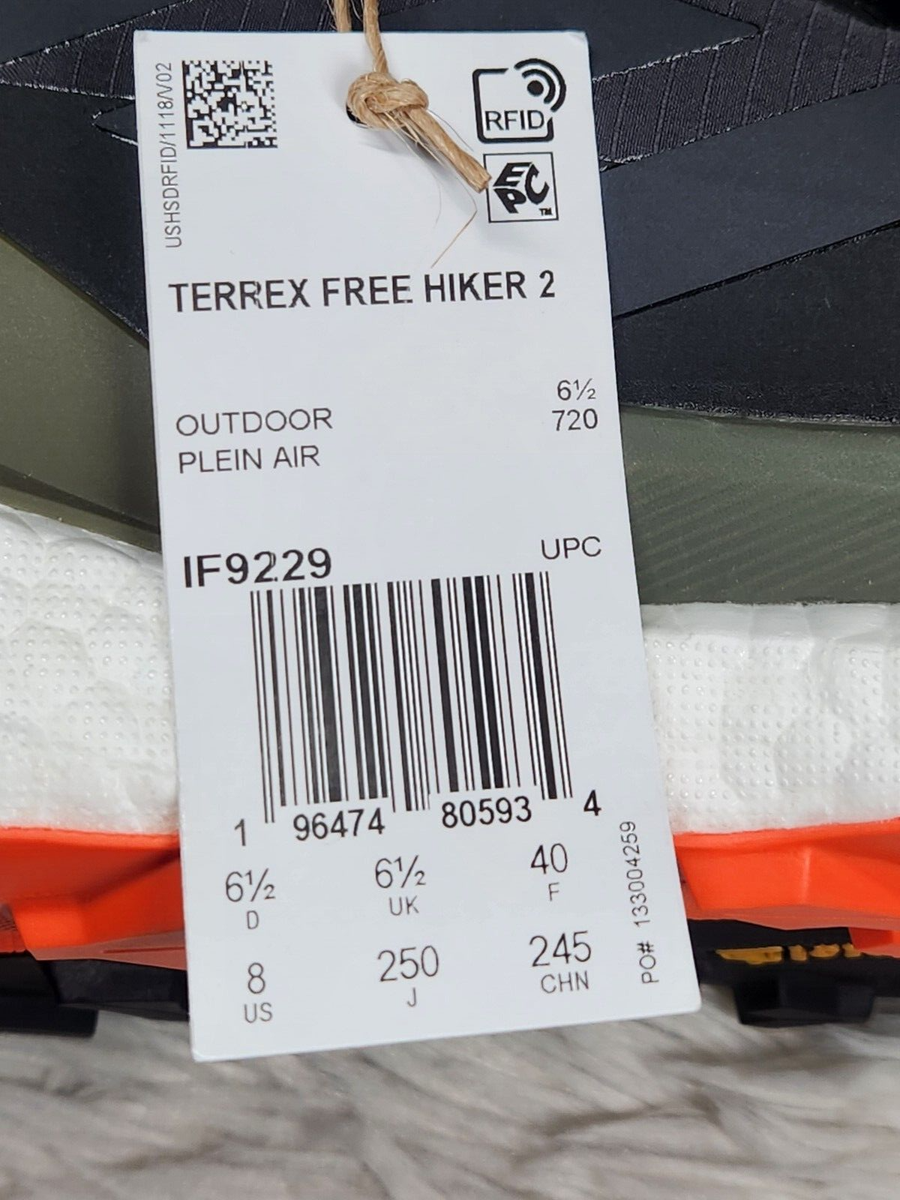 A Adidas Terrex Free Hiker 2 Gore-Tex GTX Trail Black Olive Green