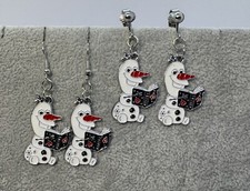 Disney Inspired Olaf With Book From Frozen Earrings. YOU CHOOSE