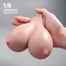 1:6 Female Bust Cover Suntan Super Large Breast Model For 12'' TBL Figure Doll