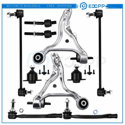 ECCPP 10pcs Complete Front Suspension Control Arm Kit For 01-07 Volvo S60 V70