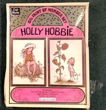 Vintage Craft Master Holly Hobbie Oil Paint by Number Kit  Sealed w/ Box Wear
