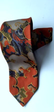 Vintage ERREDIECI Mens Tie Multicolor Abstract Pattern Size 56" x 2"