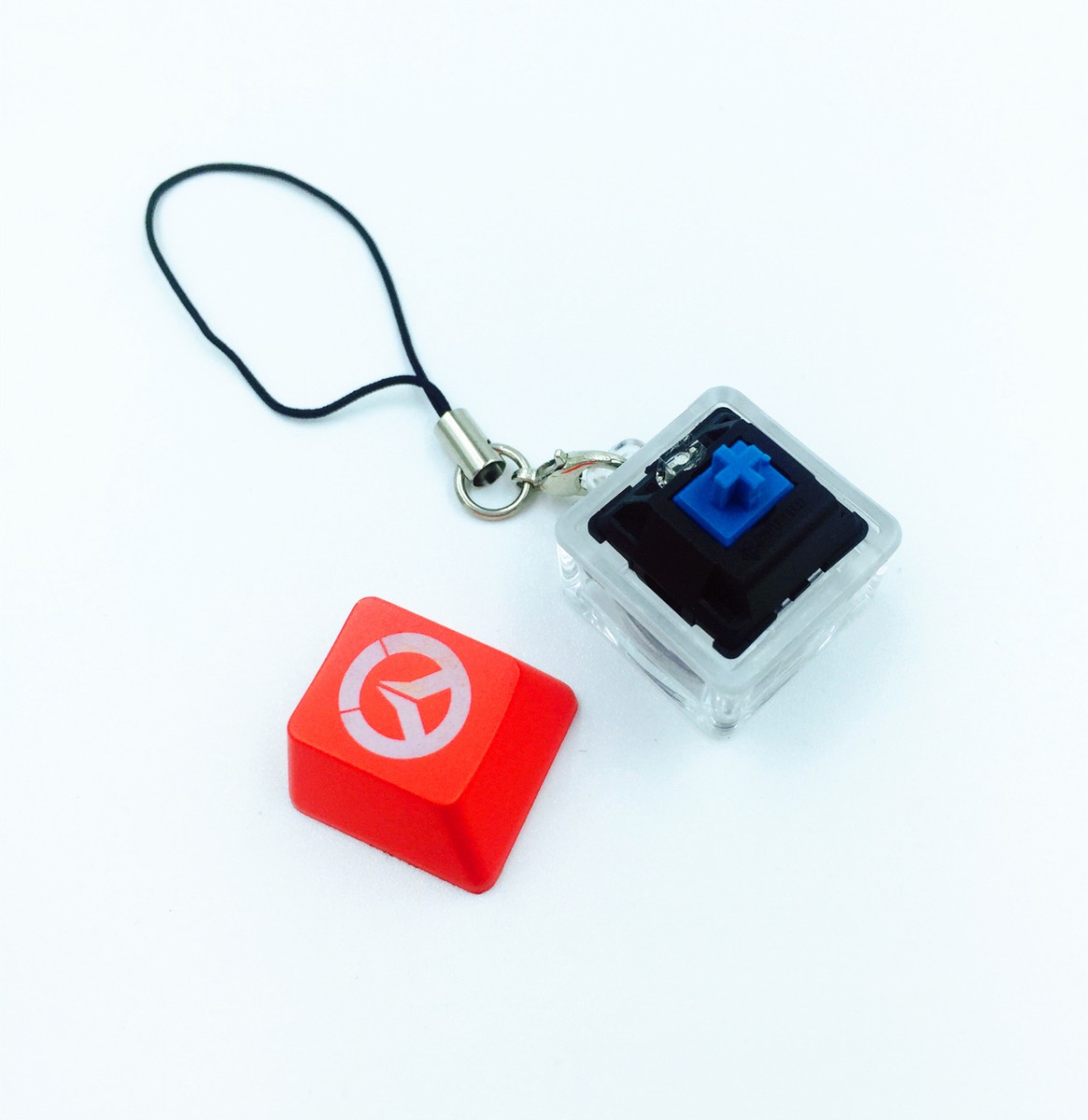 Razer Green Switch Tester Sampler Translucent Black Logo Keycaps