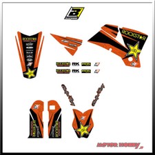 KIT GRAFICHE ADESIVI BLACKBIRD ROCKSTAR SX 2001-2004 KTM EXC  2003-2004  2517L