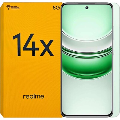 Realme 14x 5G Peridot Green 256GB + 8GB Dual-SIM Unlocked GSM NEW