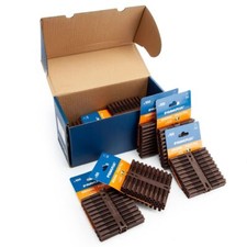 1000 : Brown Rawlplug 7 x 45mm Rawl Plug Wall Plugs 10 x Packs of 100