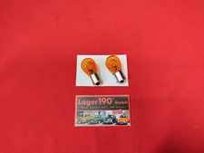2x VW Käfer Bus orange 12V 21W Blinker Blinkerleuchte Glühbirne (2x0661-25)