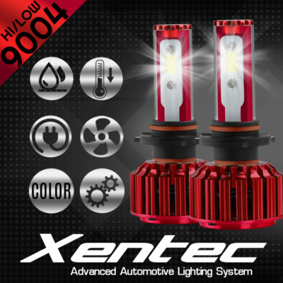 XENTEC LED HID Headlight Conversion kit 9004 HB1 6000K 1999-2000 Dodge Ram 3500